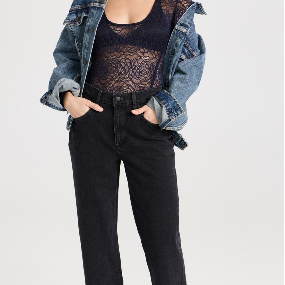 In My Head Sheer Lace Bodysuit
Free People medium size black color NWOT